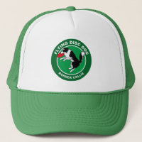 Casquette de camionneur de chien de disque de vol