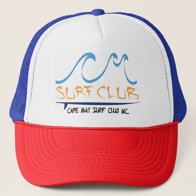 Casquette de camionneur de club de surf de Cape (Devant)
