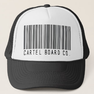 casquette de camionneur de code barres de cartel