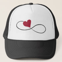 Casquette de camionneur de coeur d'infini