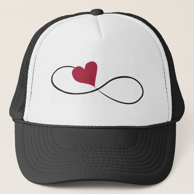 Casquette de camionneur de coeur d'infini (Devant)