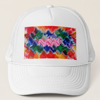 Casquette de camionneur de couleurs primaires