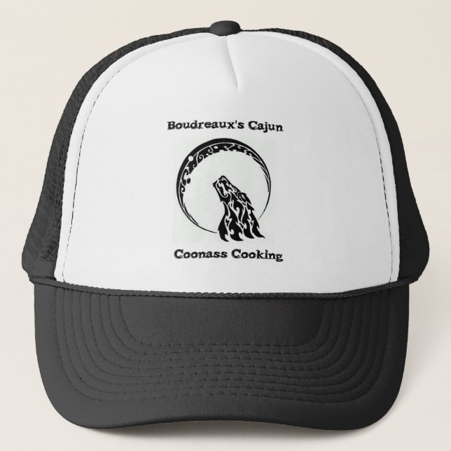 Casquette de camionneur de cuisine de Cajun (Devant)