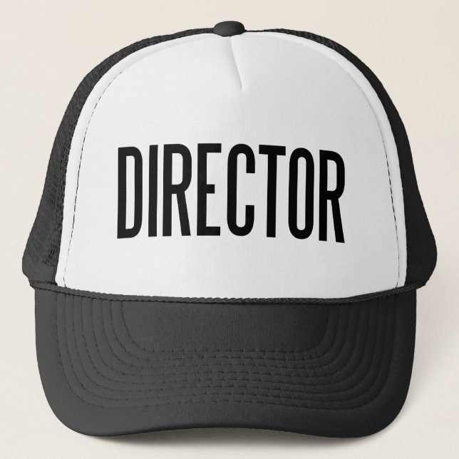 Casquette de camionneur de directeur (Devant)
