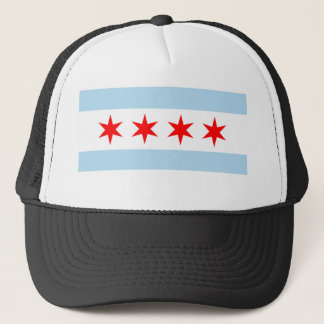 Casquette de camionneur de drapeau de Chicago