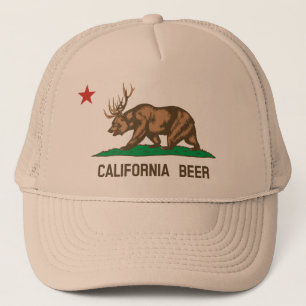 Casquette de camionneur de drapeau d'état de biè