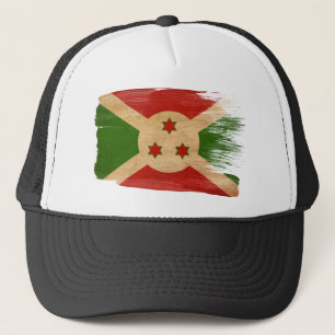 Casquette de camionneur de drapeau du Burundi