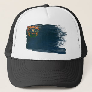 Casquette de camionneur de drapeau du Nevada