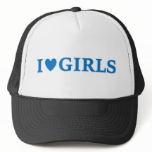 Casquette de camionneur de filles du "coeur" I