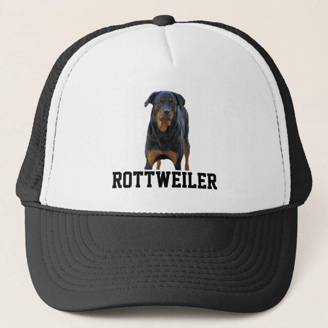 Casquette de camionneur de Heidi de rottweiler (Devant)