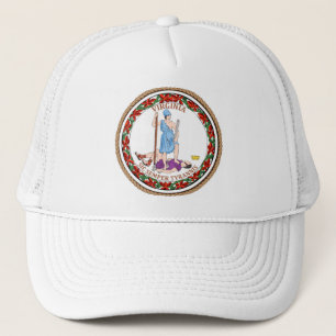 Casquette de camionneur de joint de drapeau d'état