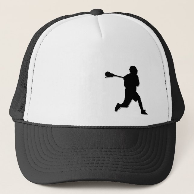 Casquette de camionneur de joueur de lacrosse (Devant)