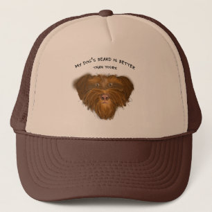 Casquette de camionneur de la barbe de mon chien