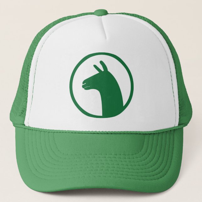 Casquette de camionneur de LAMA - vert (Devant)