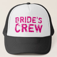 Casquette de camionneur de l'équipe de la mariée p