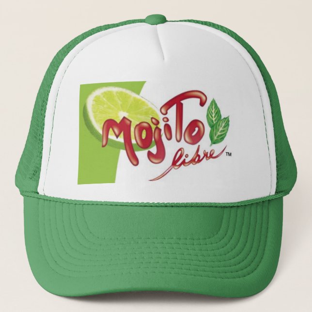 casquette de camionneur de libre de mojito (Devant)