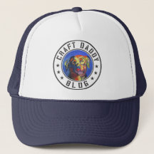 Casquette de camionneur de logo de blog de papa de