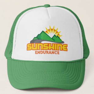 Casquette de camionneur de logo de vert de