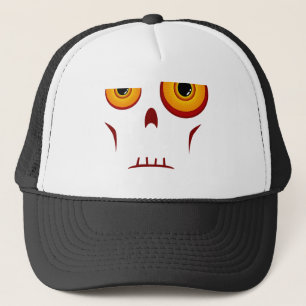 Casquette de camionneur de long visage de zombi