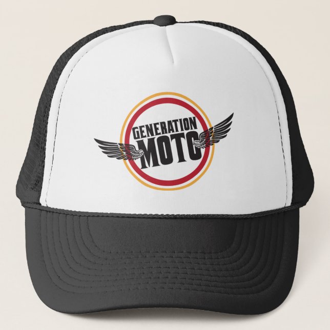 Casquette de camionneur de Moto de génération (Devant)