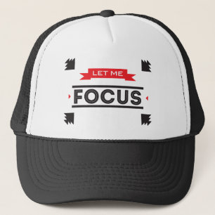 Casquette de camionneur de noir de productivité d