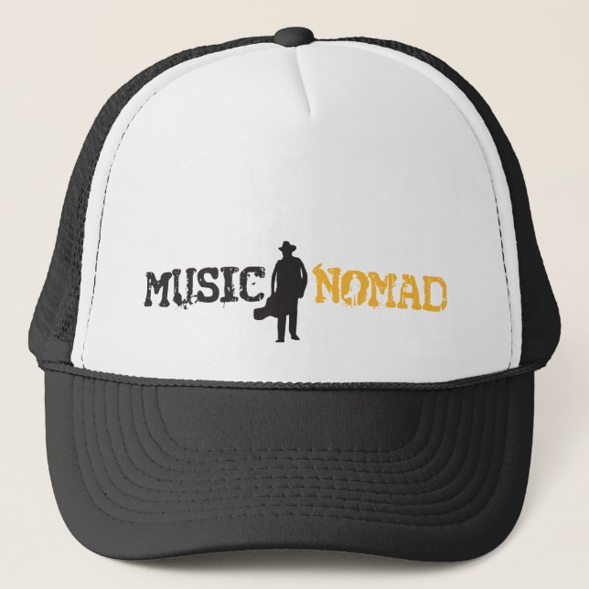 Casquette de camionneur de nomade de musique (Devant)