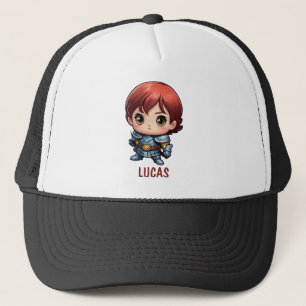 Casquette de camionneur de personnage de chevalier