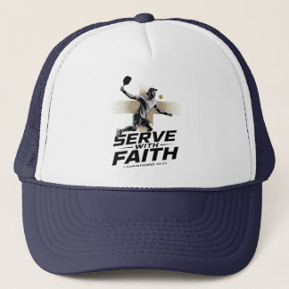 Casquette de camionneur de pickleball chrétien Ser