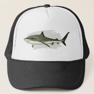 Casquette de camionneur de requin de tigre