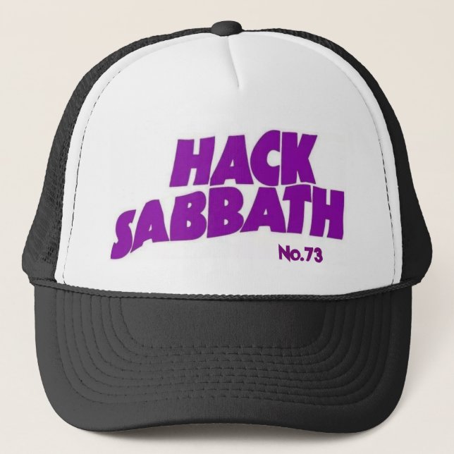 Casquette de camionneur de SABBAT d'ENTAILLE (Devant)