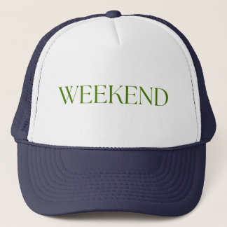 Casquette de camionneur de week-end