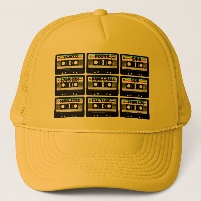 Casquette de camionneur d'enregistreur à cassettes (Devant)