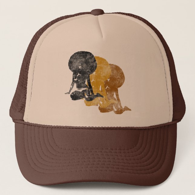 Casquette de camionneur des années 1970 SOULMAMA (Devant)