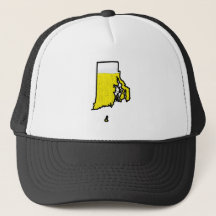 Casquette de camionneur d'état d'Île de Rhode -