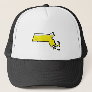 Casquette de camionneur d'état du Massachusetts -