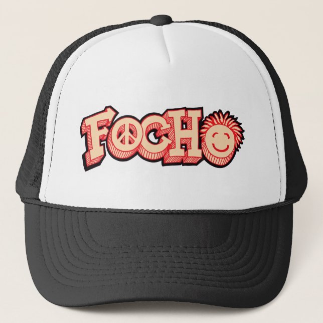 Casquette de camionneur d'étiquette de Focho (Devant)