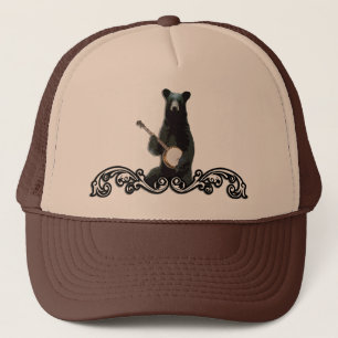 Casquette de camionneur d'ours de banjo