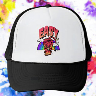 Casquette de camionneur EASY Tiger rétro arc-en-ci