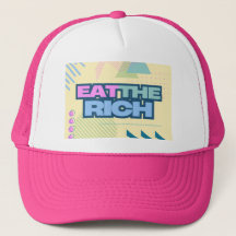 Casquette de camionneur Eat the Rich 90s Vibe