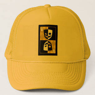 Casquette de camionneur en diamants de poker joker
