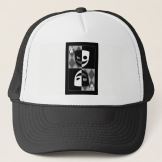 Casquette de camionneur en diamants de poker joker