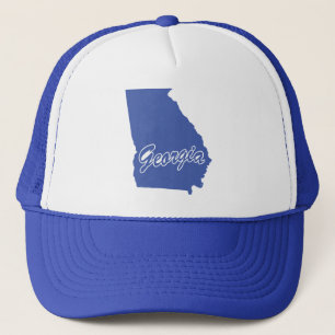 Casquette de camionneur en forme de l'État de Géor