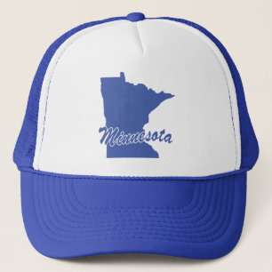Casquette de camionneur en forme de l'État du Minn