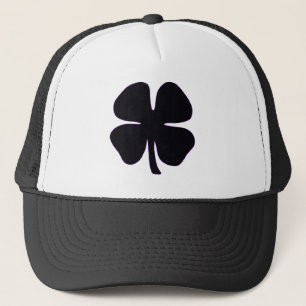 Casquette de camionneur en mousse noir et blanc Bl