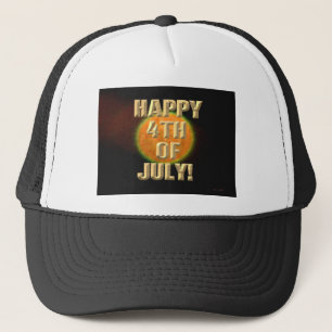 Casquette de camionneur Fireworks 9 4 juillet