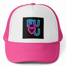 Casquette de camionneur FULU rose chaud