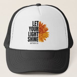 CASQUETTE DE CAMIONNEUR LAISSE BRILLER TA LUMIÈRE