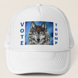 Casquette de camionneur Loup Gris