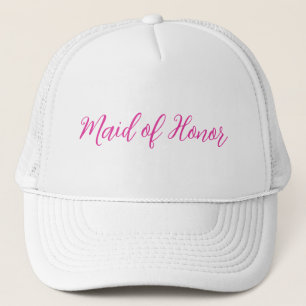 Casquette de camionneur Maid of Honor – lettrage r