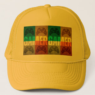 CASQUETTE DE CAMIONNEUR MANETTE DE JEU VIDÉO RÉTRO